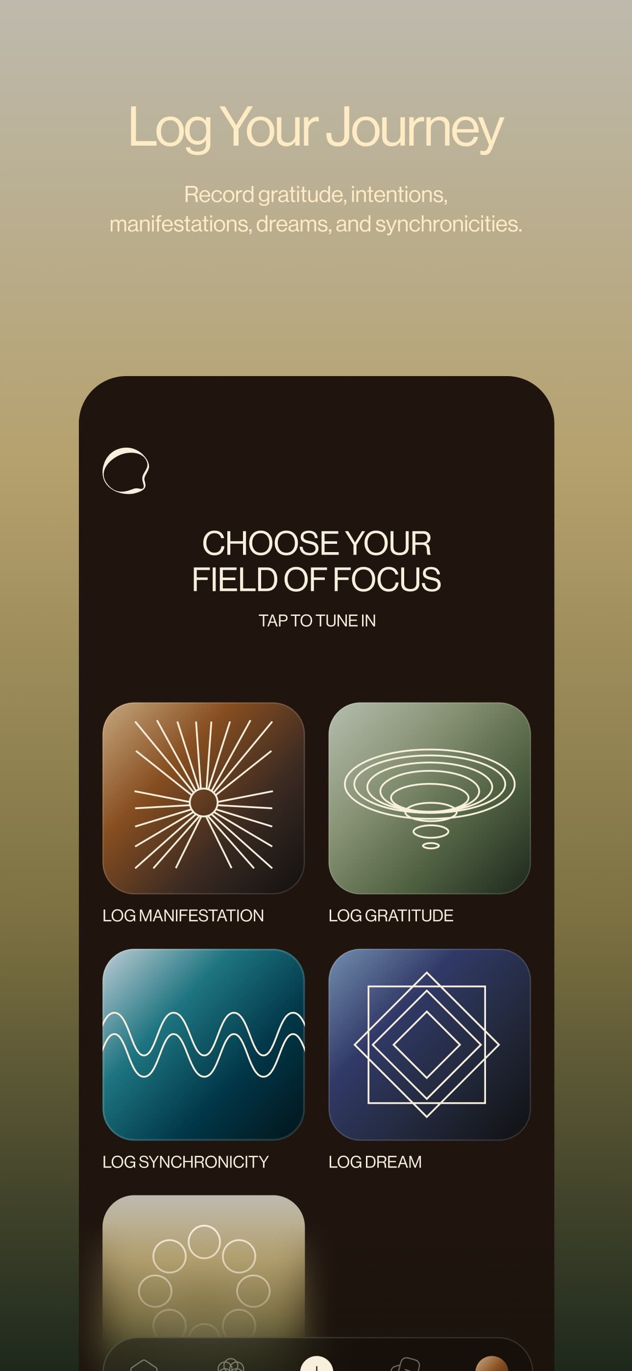 Sample Quantum Body App Store poster: practice selector
